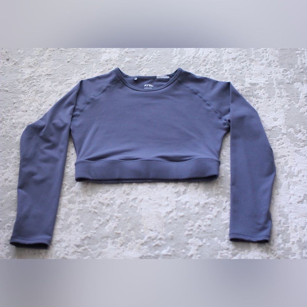 Long Sleeve Athletic Crop Top